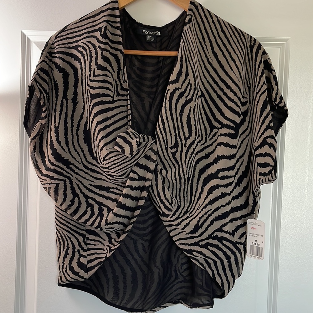 Forever 21 Kimono Cropped Top